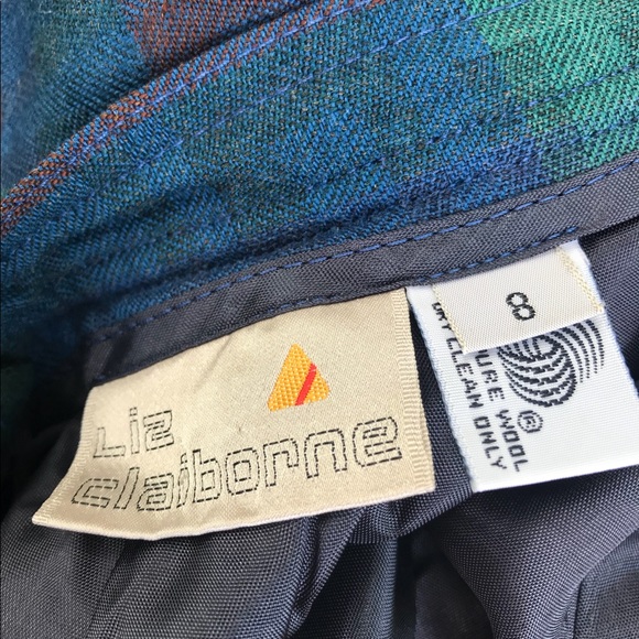 Liz Claiborne Vintage 19’70’s Union Made Plaid Skirt - Picture 6 of 9